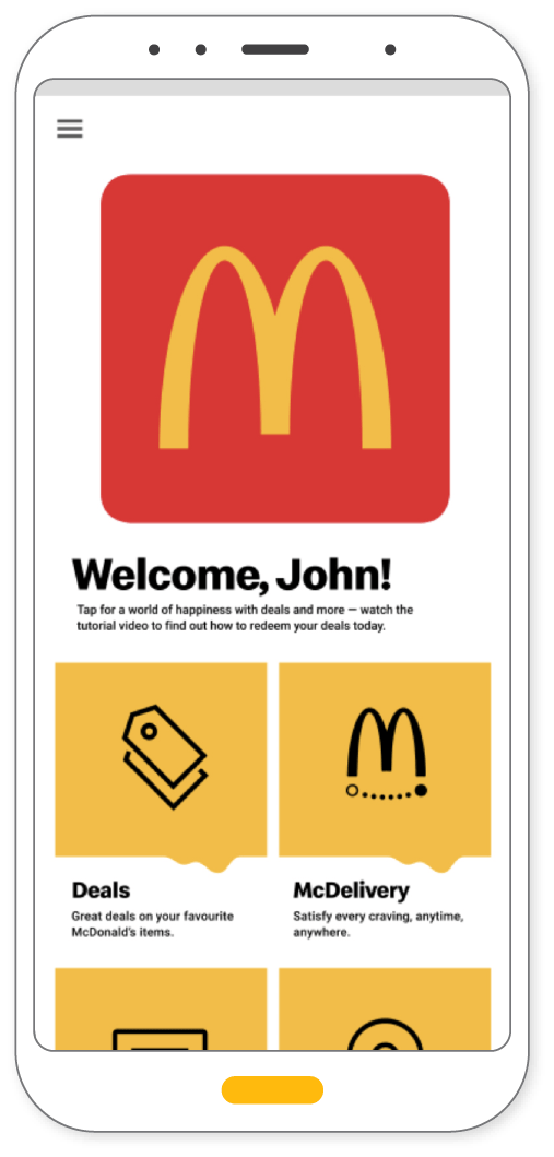 McDonald’s App McDonald’s® Singapore