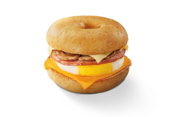 Breakfast Bagel Chicken Ham 