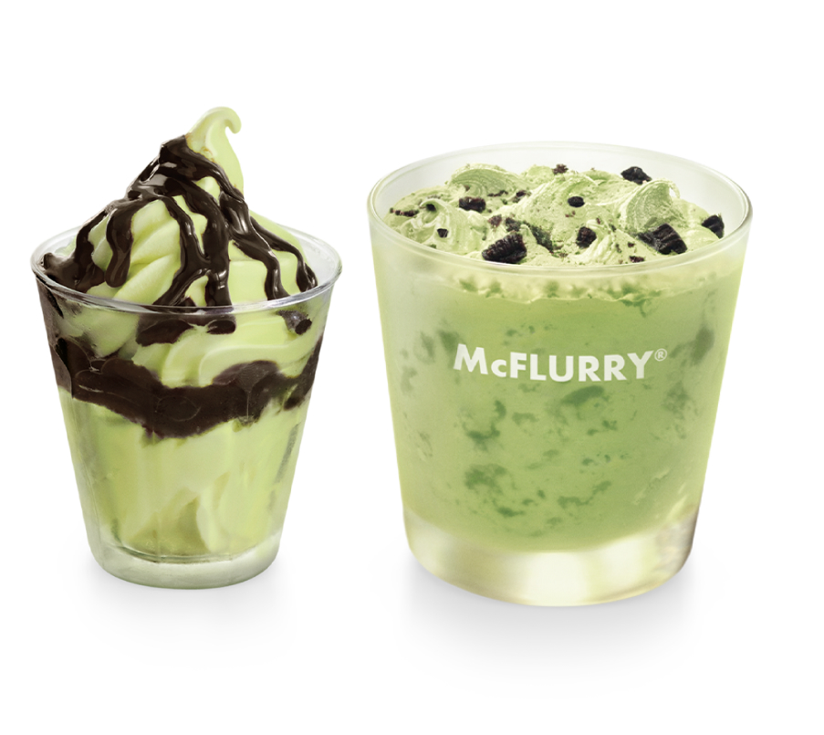 Matcha Hot Fudge Sundae and McFlurry®