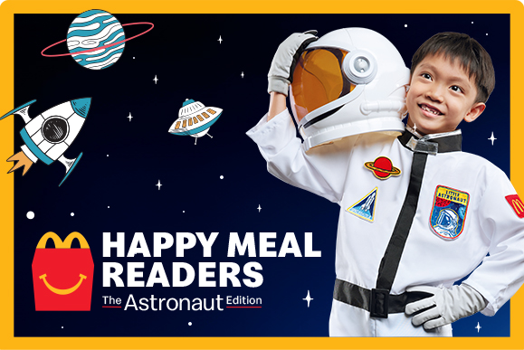 Happy Meal Readers, blasting off!