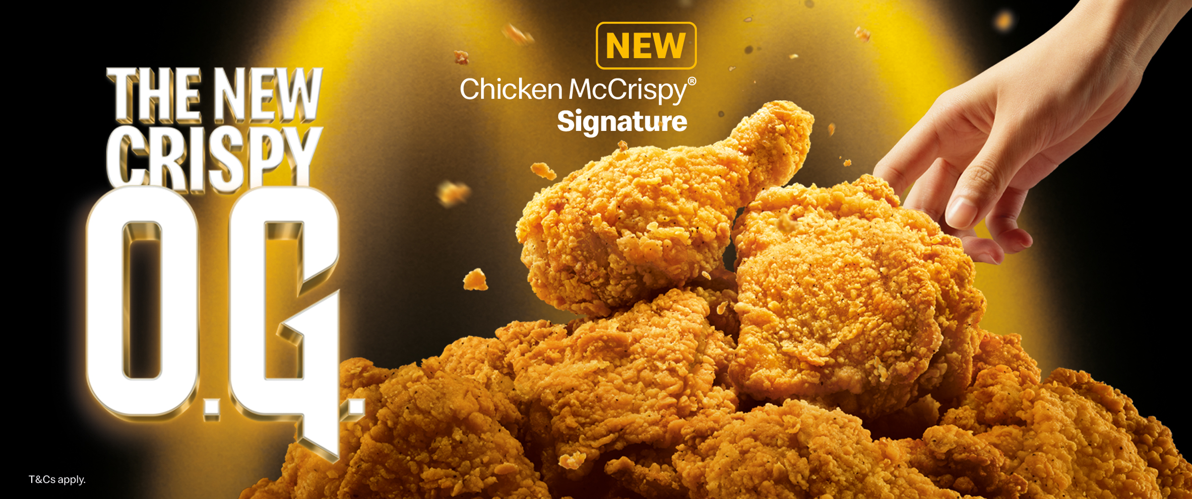 An icon of a new era- The Chicken McCrispy® Signature