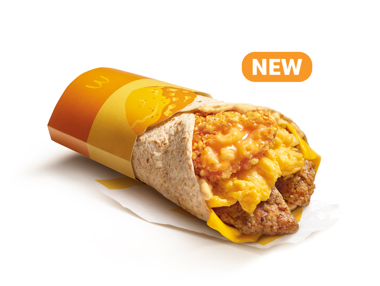 Crispy Mac ‘N Cheesy Wrap Sausage 