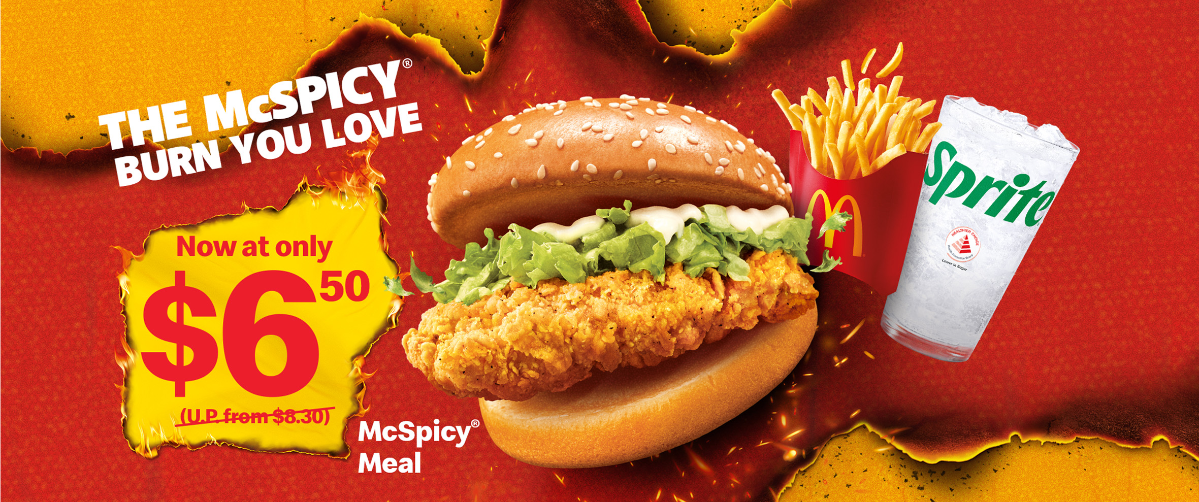 The McSpicy® burn you love