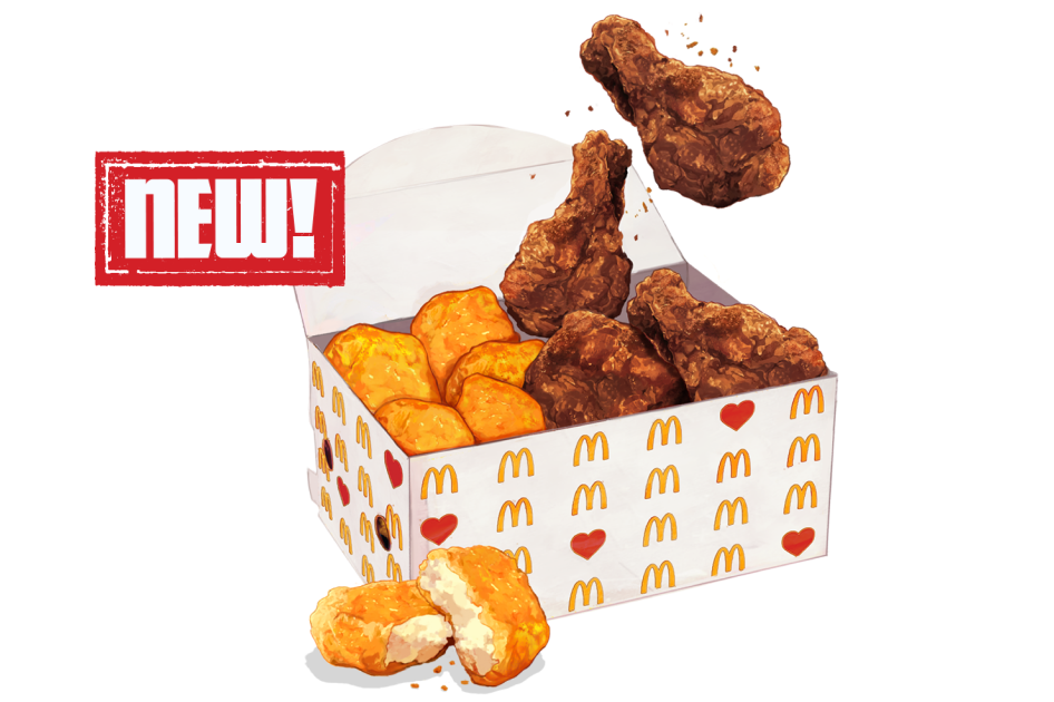 Happy Sharing Box D: <br/>Oishii Pepper Drumlets + Nuggets 