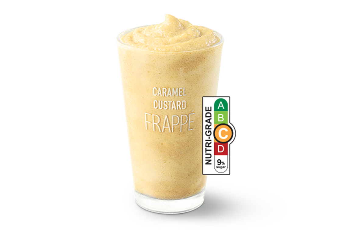 Caramel Custard Frappé 