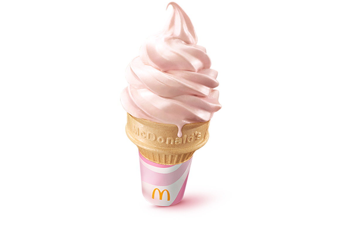 Strawberry Soft Serve 