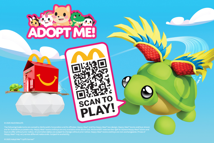 Enjoy TinyTAN Digital Play Experience with every Happy Meal® Toy